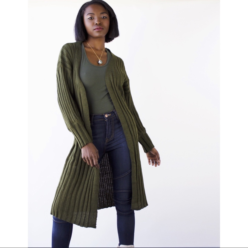 Olive Cardigan